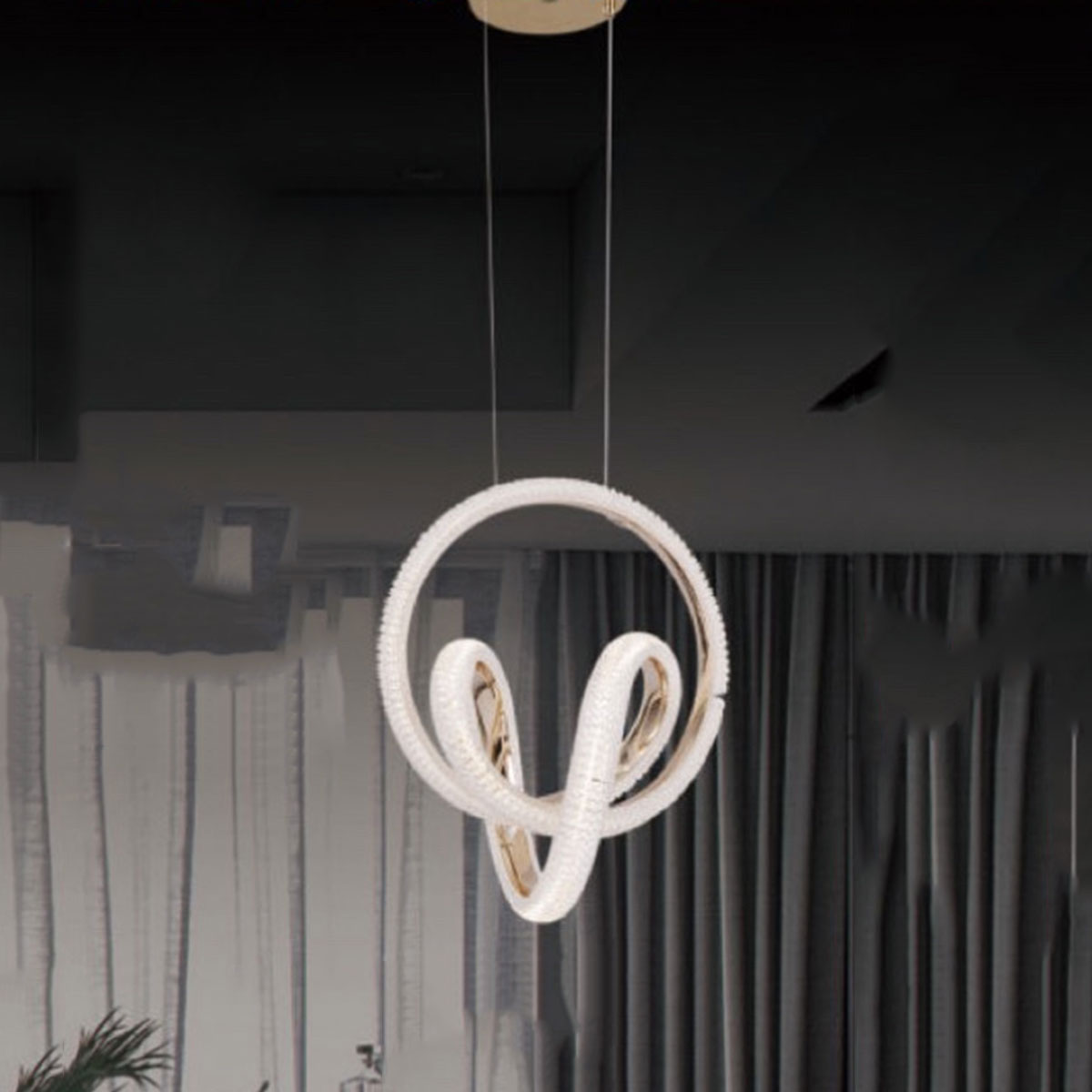 Đèn Thả Led KP9 5049-1 Ø350