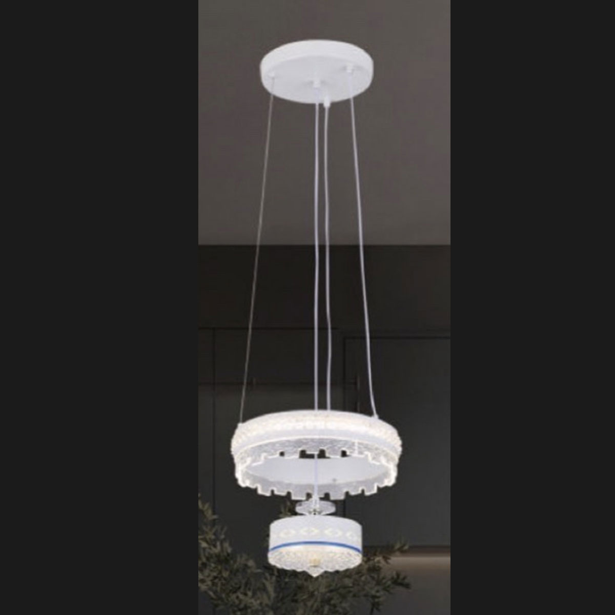 Đèn Thả Led KP9 5021-1+1 Ø280