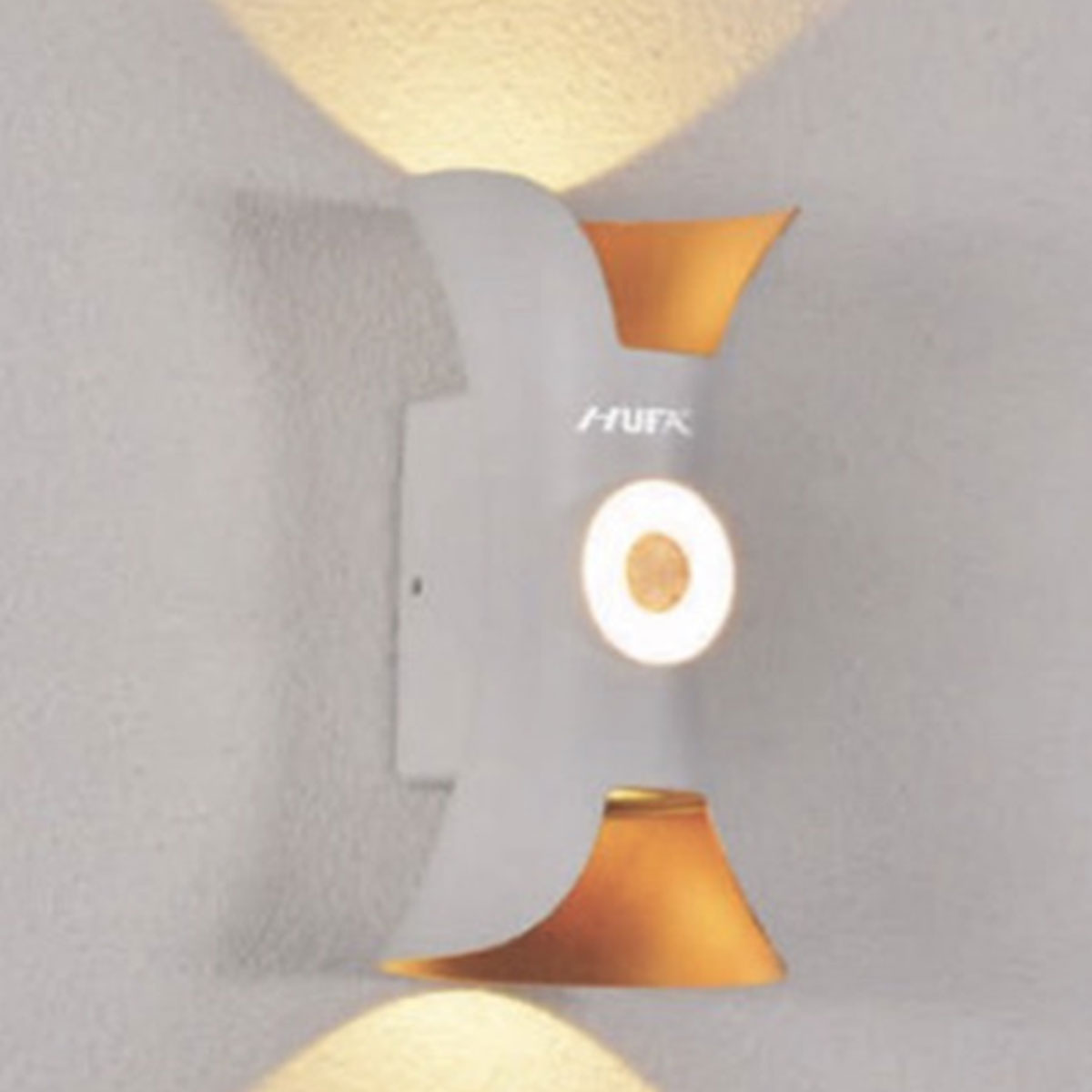 Đèn gắn tường led sử dụng ngoài trời hắt sáng 2 đầu AK-26 L100xW100xH200