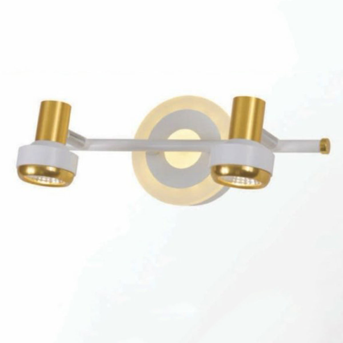 Đèn rọi gương, soi tranh dài 30cm, 2 bóng- led 2x5W vàng SG-2224/2 L300xW80xH150