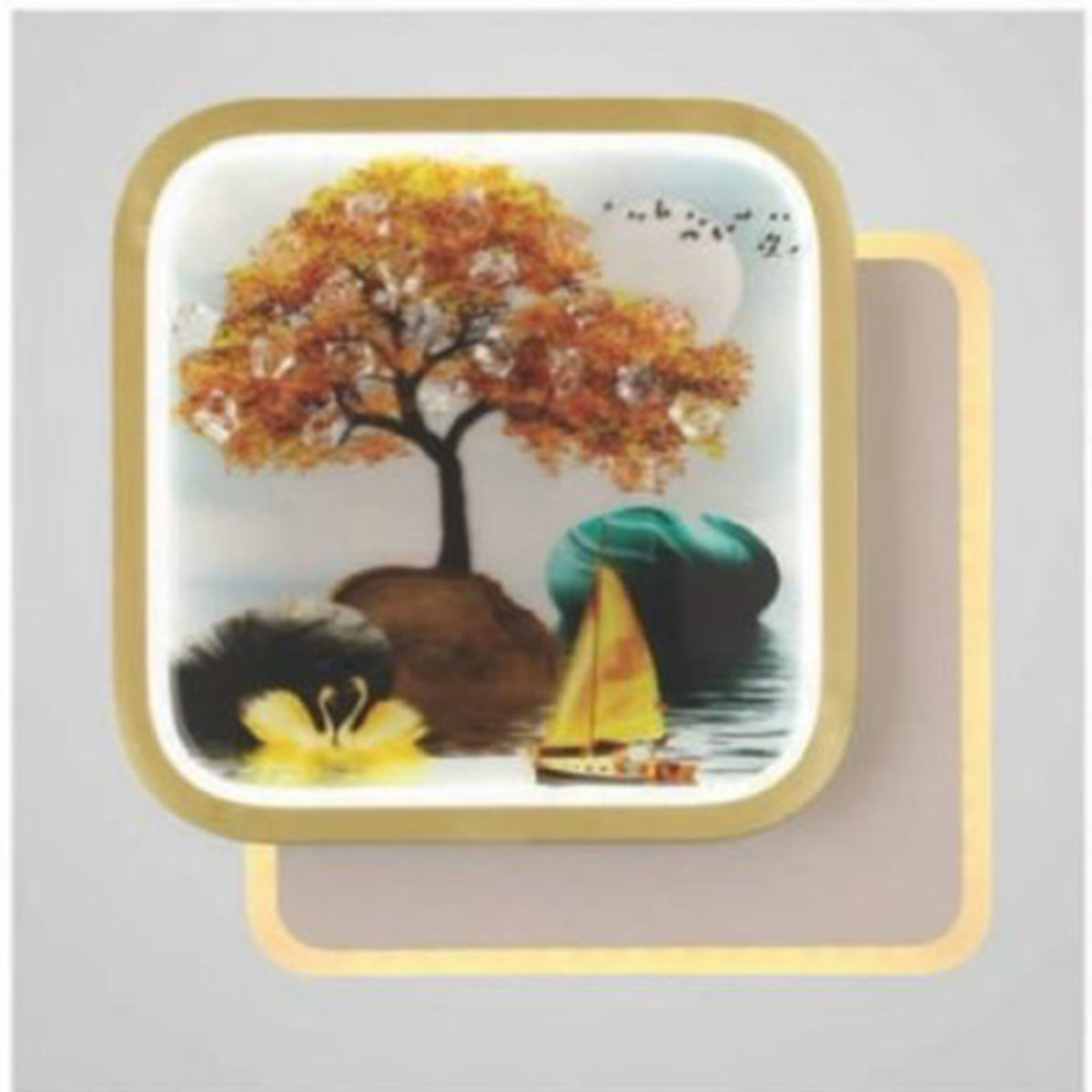 Đèn Tường LED tranh vẽ VL-4528 L230xH300