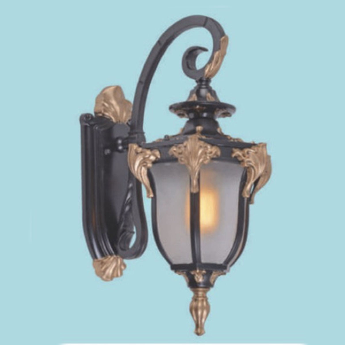 Đèn gắn tường hàng rào, trụ, cột ngoài trời phong cách tân cổ điển VT-401 L260xW190xH450