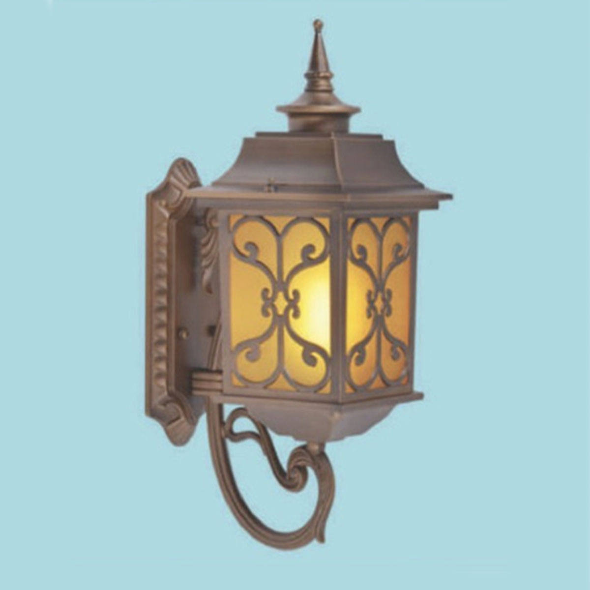 Đèn gắn tường ngoài trời phong cách tân cổ điển VT-404 L185xW270xH495