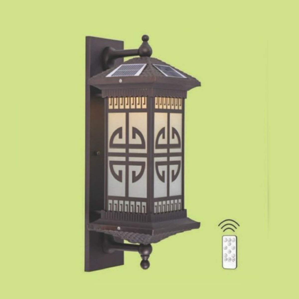 Đèn Vách Ngoại Thất năng lượng mặt trời HP6 VNL-06 L200xH570