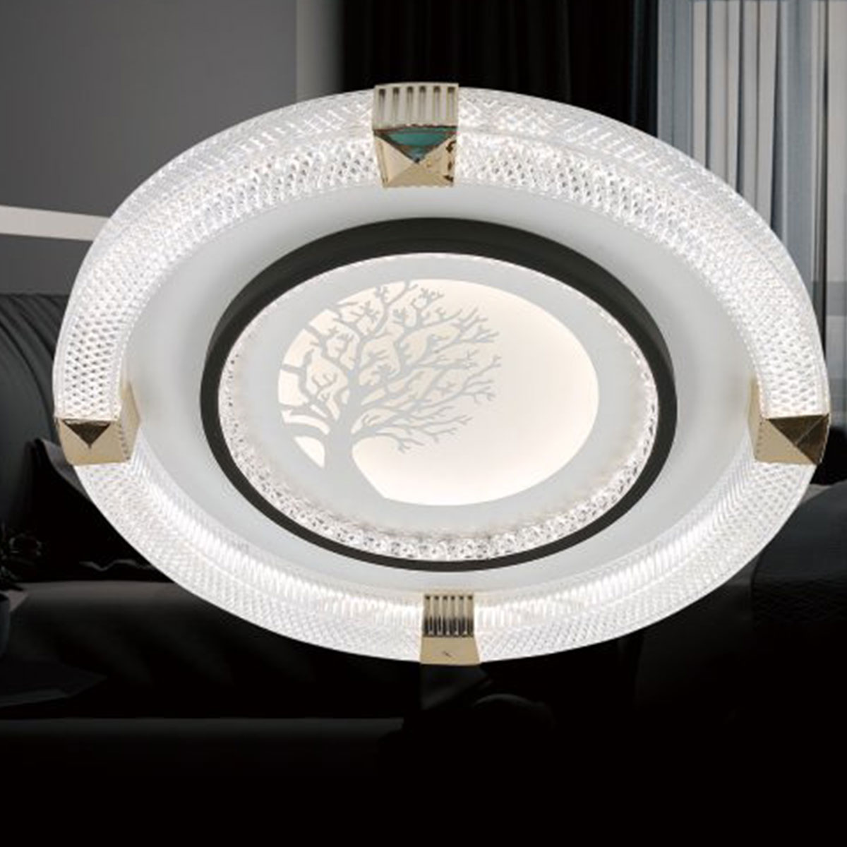 Đèn áp trần LED KP22-1 9629 Ø500