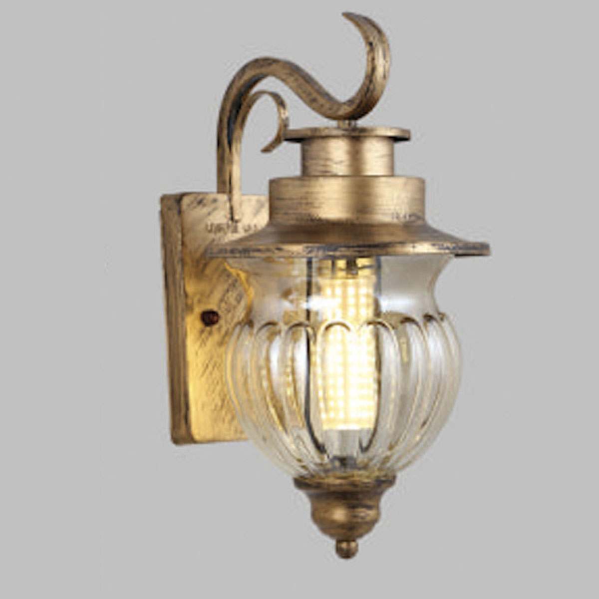 Đèn Tường bán cổ điển chụp thuỷ tinh 8826/W 220x220x360