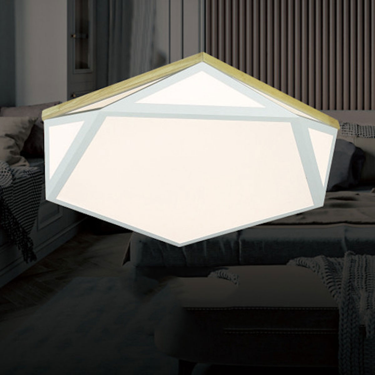 Đèn áp trần LED KP22-1 AMJ-X-0738 Ø500xH100