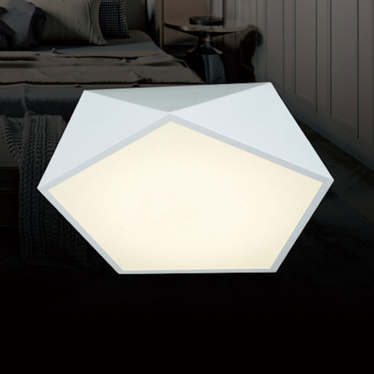 Đèn áp trần LED KP22-1 15-C3936M Ø500xH120