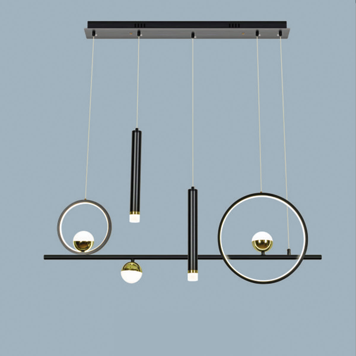 Đèn Thả ngang led 3 chế độ màu dài 1 mét TL 6539 L1000xH1200