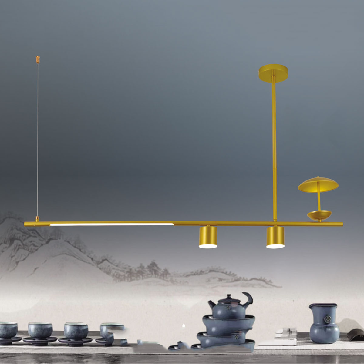 Đèn Thả LED HP22 TL 6547 L1200xH1000