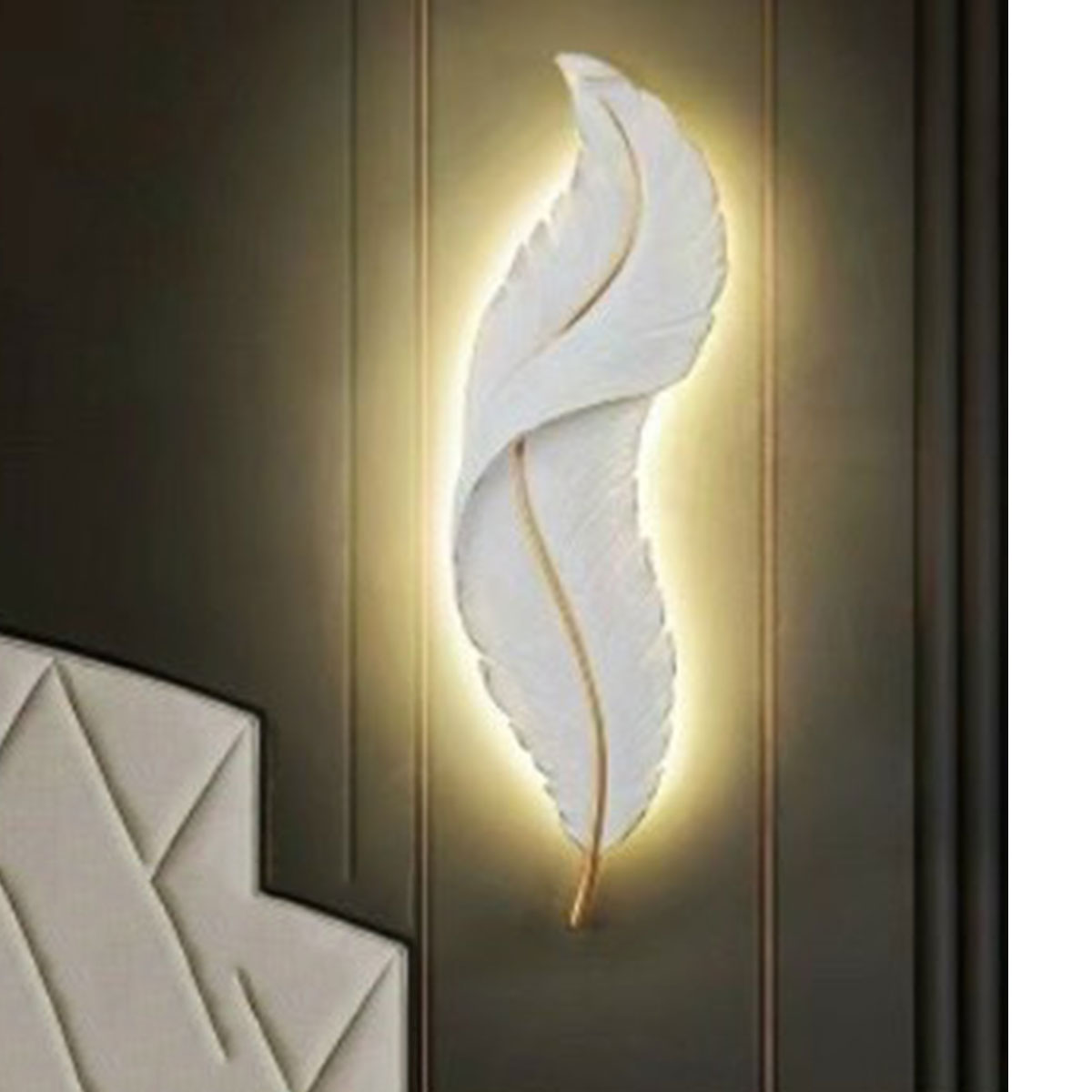 Đèn gắn tường chiếc lông vũ GT-3023-23 Ø160xC600