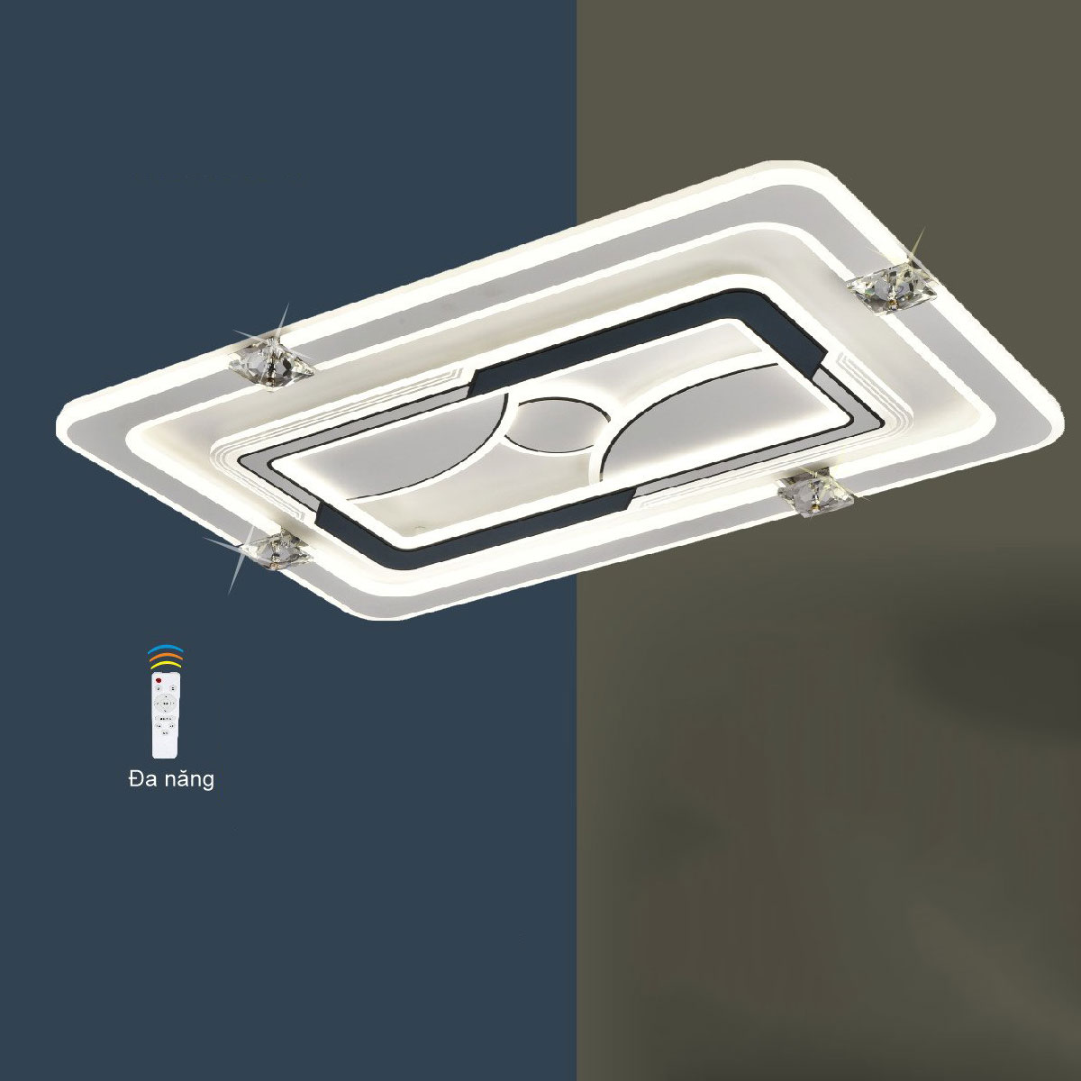 Đèn áp trần LED chữ nhật SN23 MH 5628 W550xL850