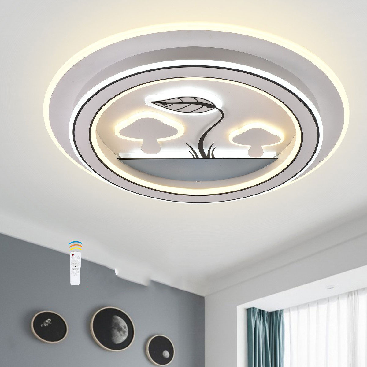 Đèn ốp trần có hình cây nấm LED SN23 ML 8214 Ø600