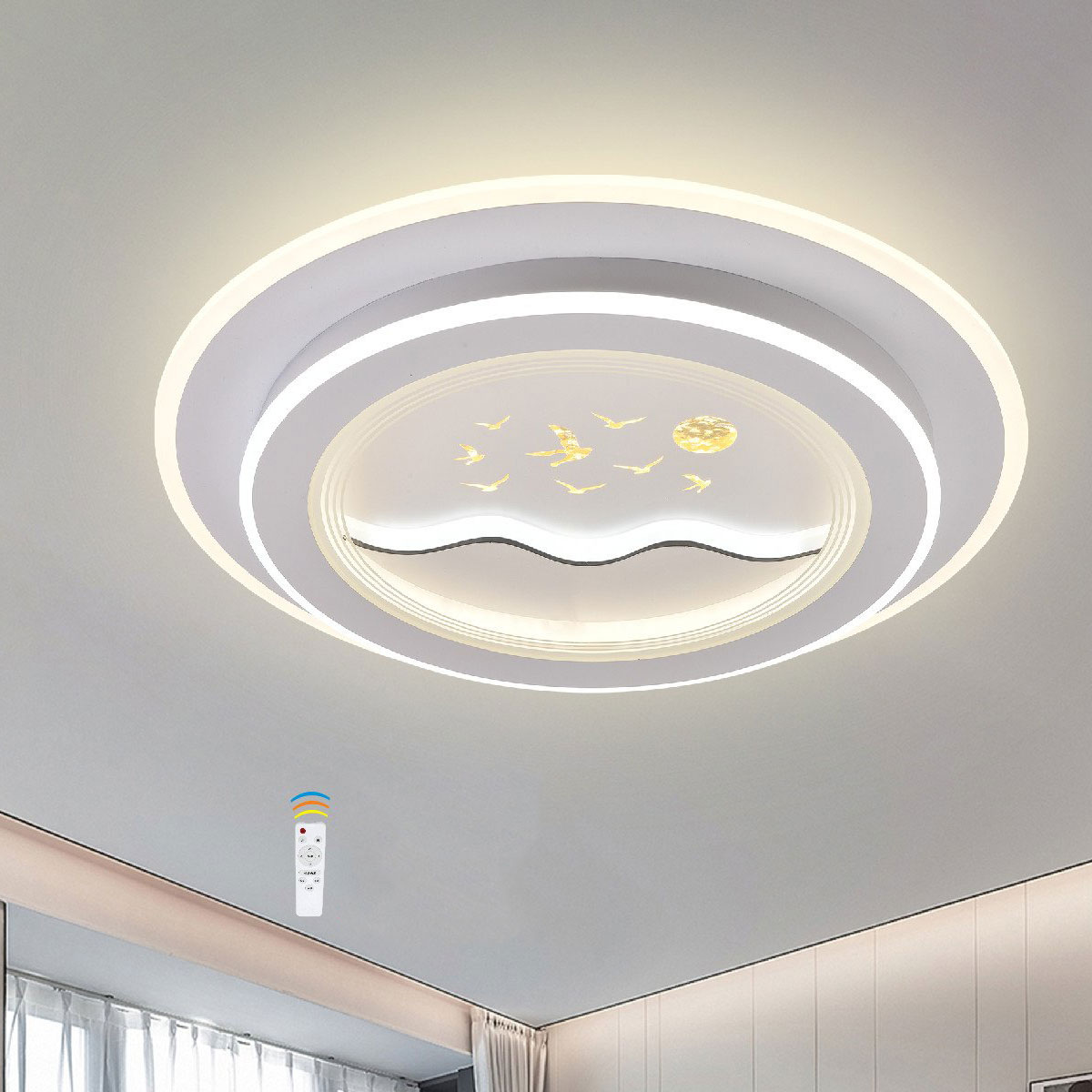 Đèn áp trần LED tròn đường kính 60cm SN23 ML 8213