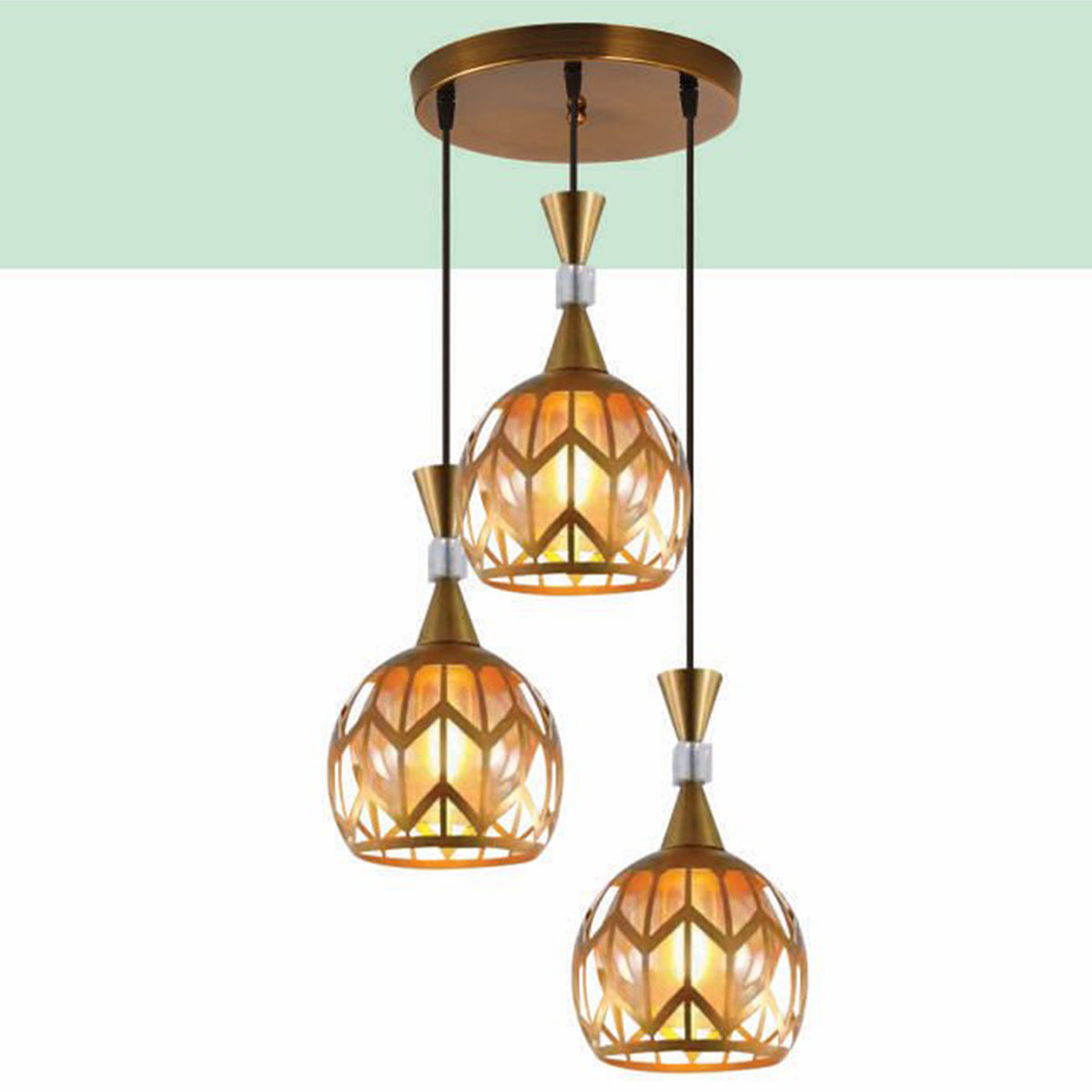 Đèn Thả Bàn Ăn HP22 TL 6586/3 Ø300xH1150