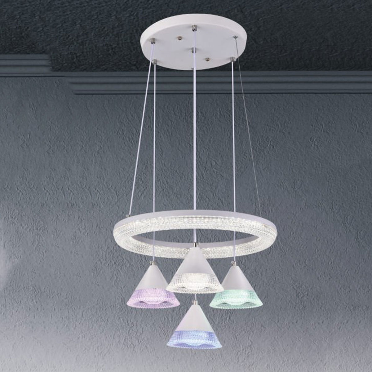 Đèn Thả Bàn Ăn HP22 TL 6500/4 Ø400xH1000