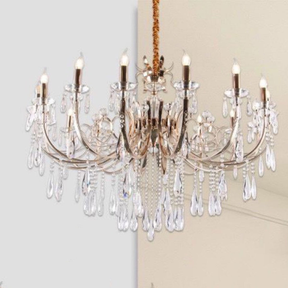 Đèn Chùm Pha Lê Nến DC20210-16 W1500xH800