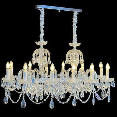 Đèn pha lê cao cấp cho phòng ăn, phòng khách (dài 1.2 mét) DC9903L1200