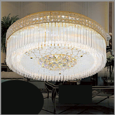 Đèn Mâm Pha Lê cao cấp tròn đường kính 80cm 8918/800