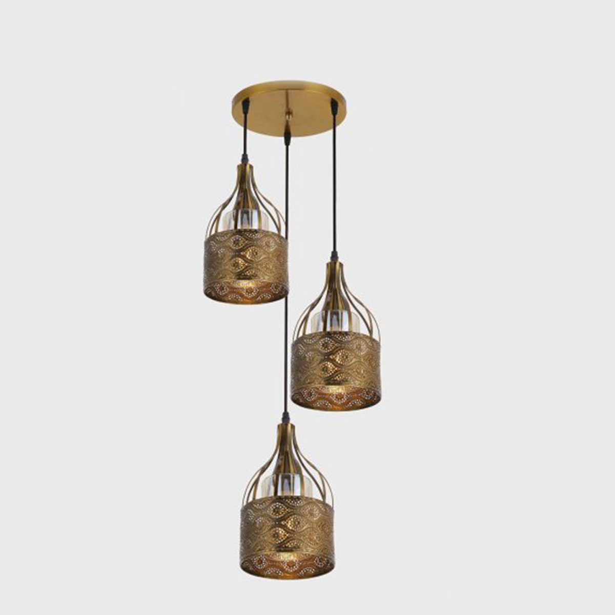 Đèn Thả Bàn Ăn TR23C DY4006/3 GAB Ø320xH1000