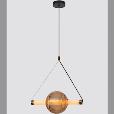 Đèn thả led nghệ thuật màu vàng trà TL-12310/GD