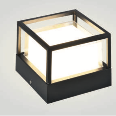 Đèn Trụ Cổng led hình hộp vuông TR-223 L160x160 x H120