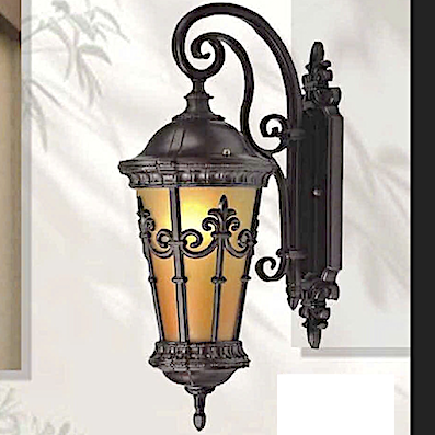 Đèn gắn tường hàng rào cổ điển cao 55cm VNT21