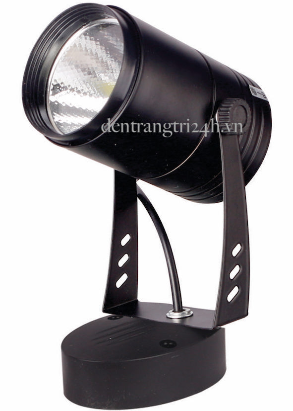 Đèn led chiếu đểm (spotlight) có đế gắn trần 10W FN-003/BK Ø70xH120