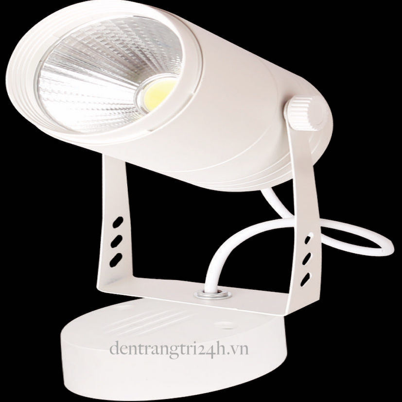 Đèn led chiếu đểm (spotlight) có đế gắn trần 10W FN-003/WH Ø70xH120