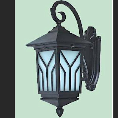 Đèn gắn tường ngoài trời chống nước cổ điển VNT-8918 L190xH460