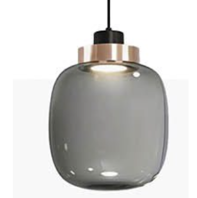 Đèn Thả thuỷ tinh TT48 Ø180 (Mẫu B)