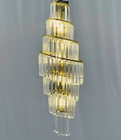 Đèn Tường pha lê xoắn ốc cao 75cm VPL31 280x750