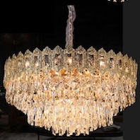 Đèn thả pha lê K9 cao cấp loại 1 đường kính 80cm TH-8601 Ø800xC450