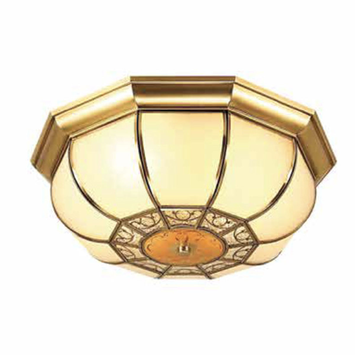 Đèn gắn trần bằng đồng tròn đường kính 58cm OĐ 3108