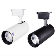 Đèn chiếu điểm gắn ray 30W - 3 chế độ màu Ø75xL180