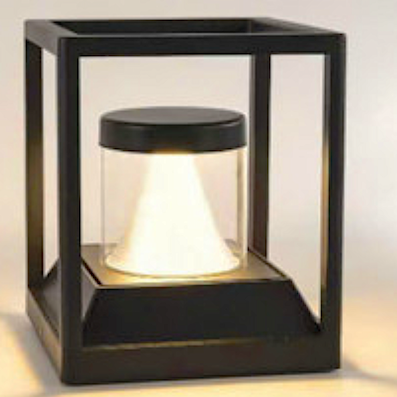 Đèn trụ cổng hình hộp vuông hiện đại nhôm đúc Led 12W TR-719/150 L150x150xH190