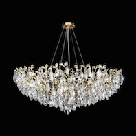 Đèn thả Pha Lê K9 cao cấp đường kính 80cm TH-8010-25 Ø800xC300