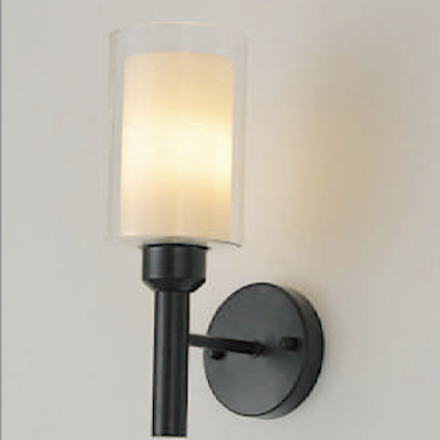 Đèn gắn tường hiện đại chao thuỷ tinh 6001 Ø100x160