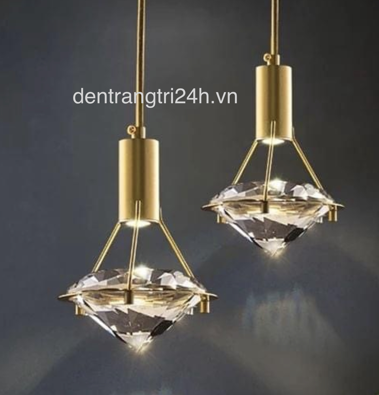Đèn Thả viên kim cương led 5W DY4096 Ø140xH250