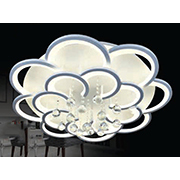 Đèn áp trần LED bông hoa 2 tầng 16 cánh OT42 Ø800