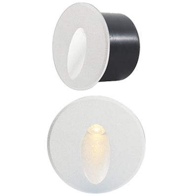 Đèn lắp âm cầu thang thân trắng 1W, góc chiếu 30˚ ACT05