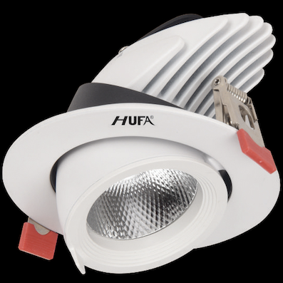 Đèn âm trần (downlight) led 10W xoay 90˚vuông góc kiểu móng ngựa AT-42