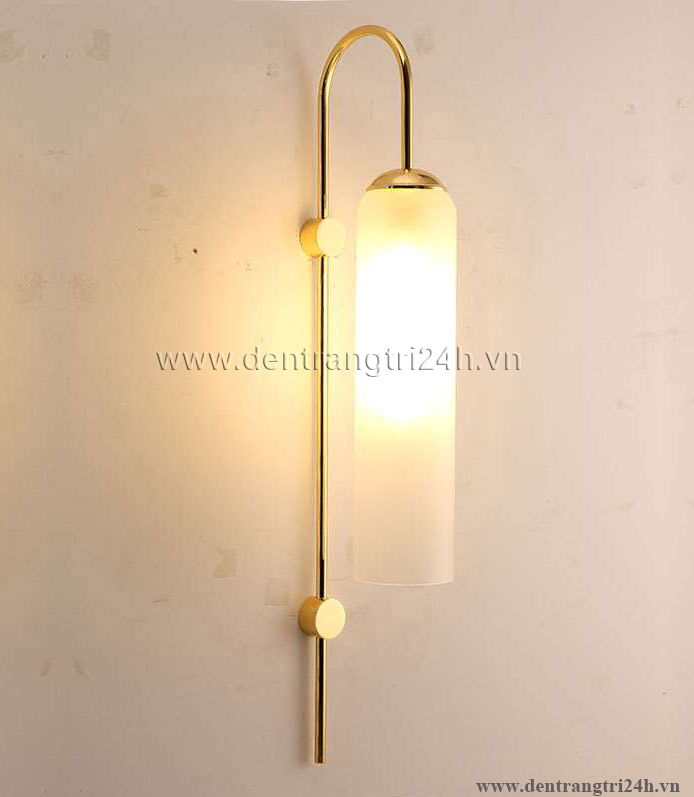 Đèn gắn tường ống thuỷ tinh dài cụp xuống như lưỡi câu VK144 N180xC760