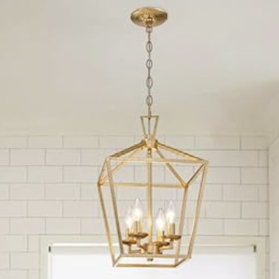 Đèn Thả lồng đèn đơn giản 4 nọn nến TD32V cạnh 320xH480