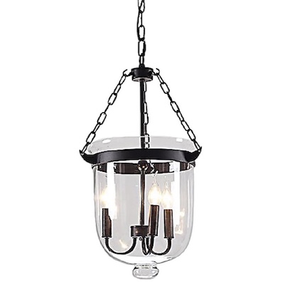 Đèn Thả chụp thuỷ tinh 3 ngọn nến TD33