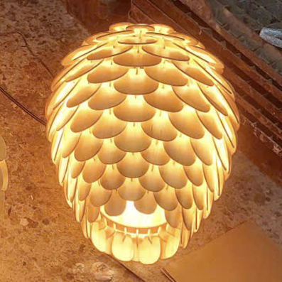 Đèn Thả quả thông đường kính 32cm HH T-1250-1