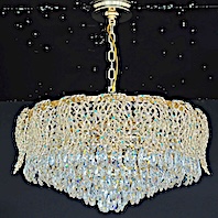 Đèn Chùm Pha Lê K9 cao cấp đường kính 80cm TPL158T800