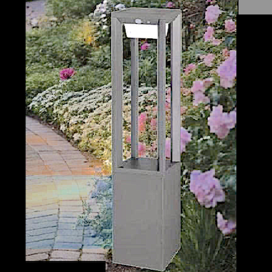 Đèn trụ lối đi sân vườn năng lượng mặt trời có cảm biến, cao 60cm TNL-415