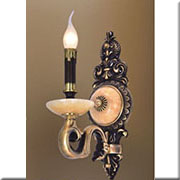 Đèn Tường Đồng 1 ngọn nến VĐ-9226/1 Ø130x380