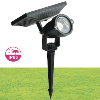 Đèn ghim đất năng lượng mặt trời led 10W SV-0702 Ø60xH350